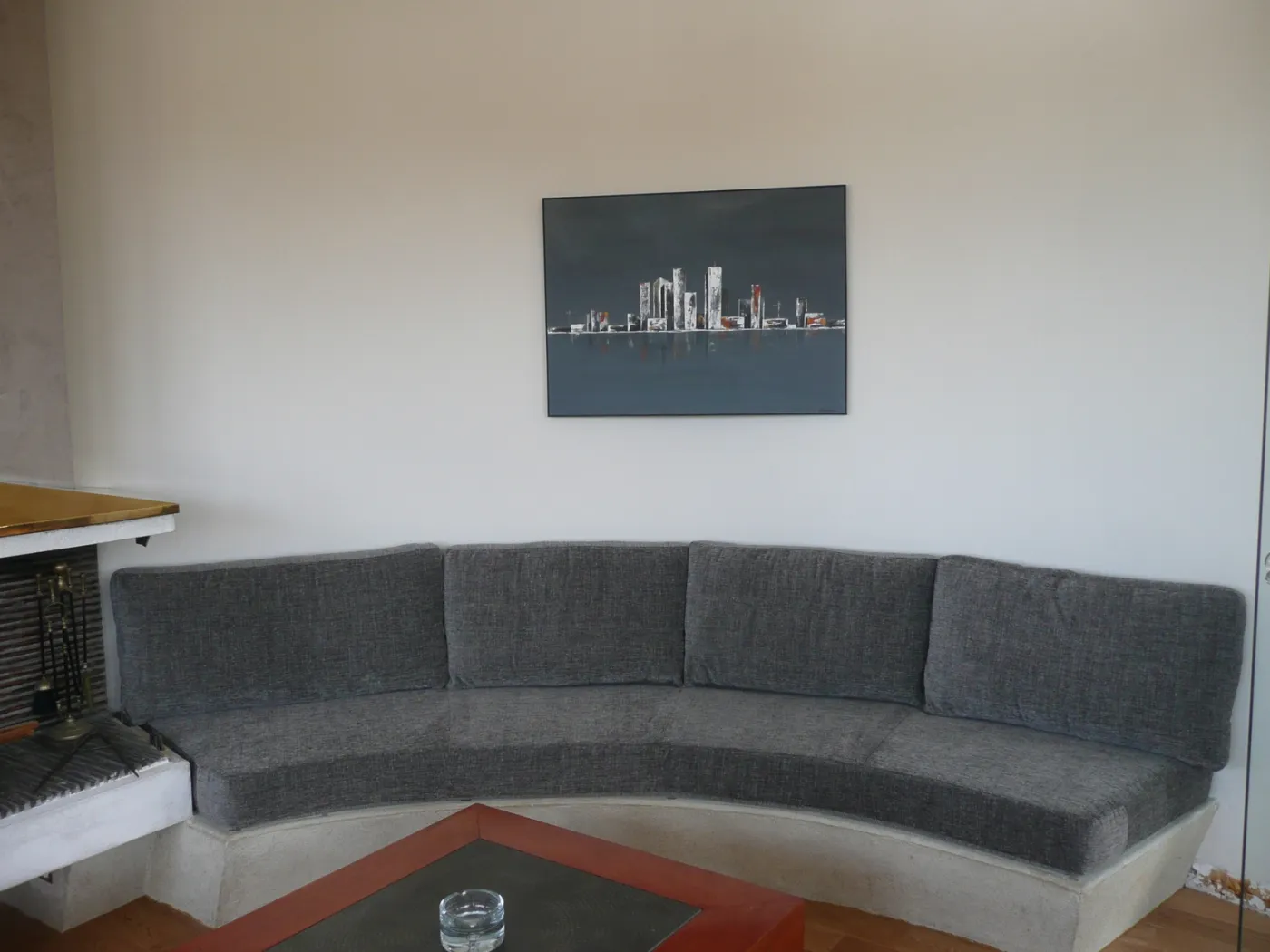 Banquette maçonnée