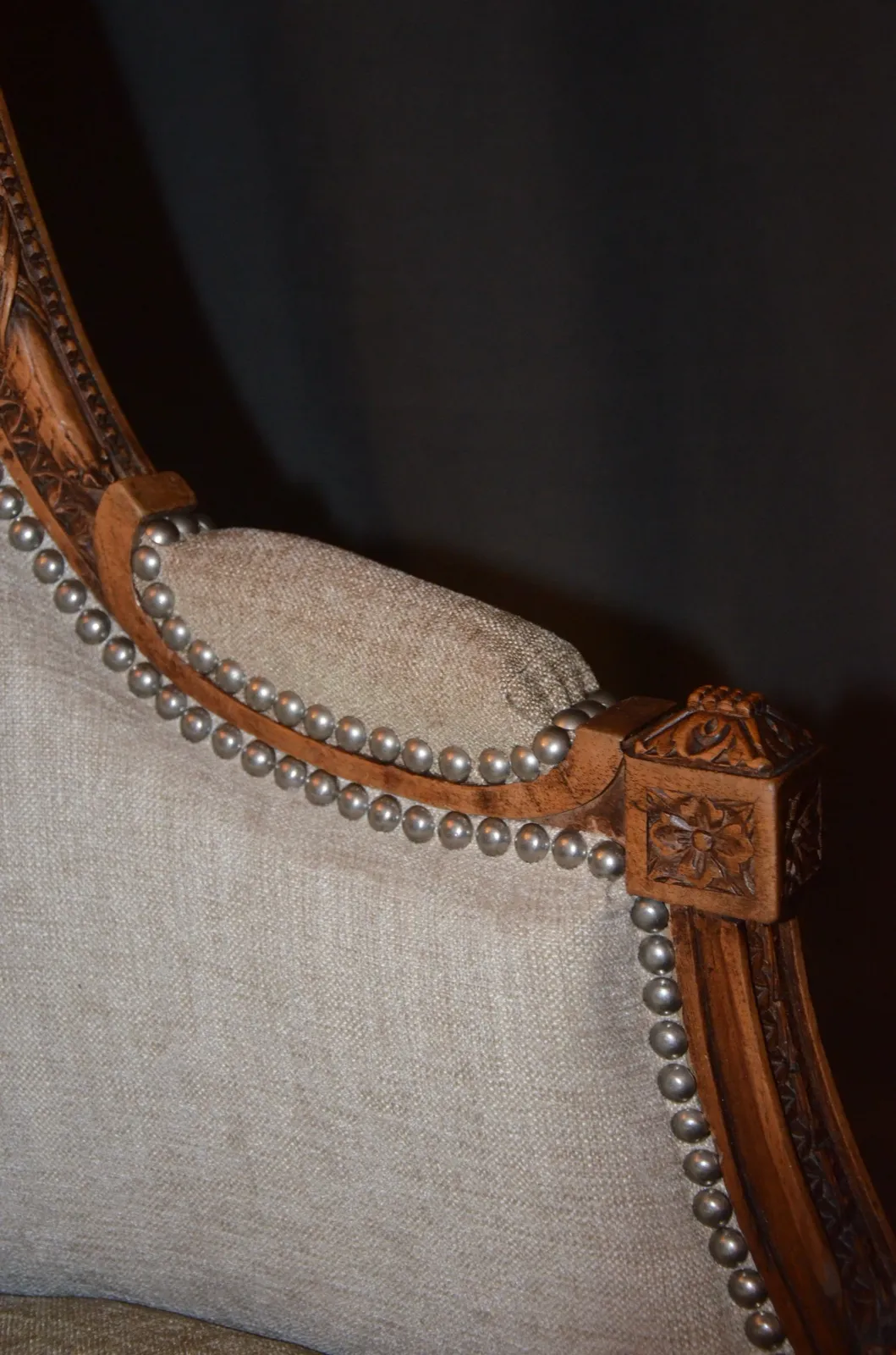 Paire de bergères Louis XVI
