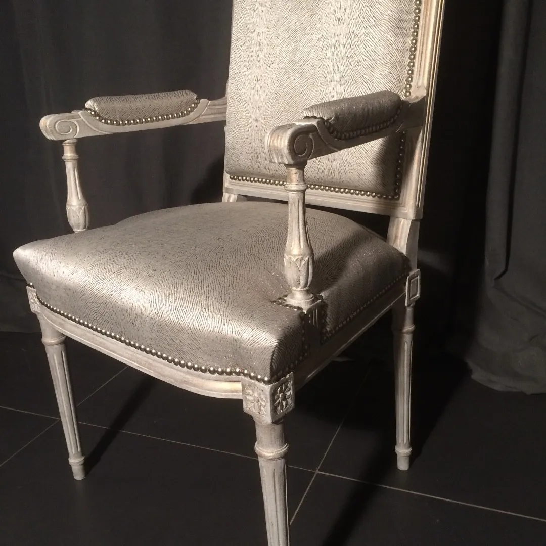 Fauteuil cabriolet gris